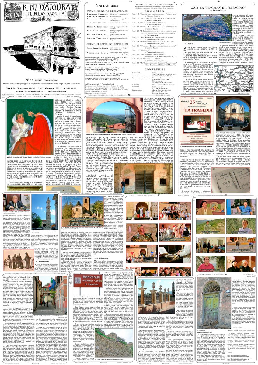 VASIA La Tragedia e il Miracolo di Enrico Pelos